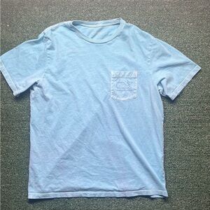 Vineyard Vines Sky Blue Pocket Tee